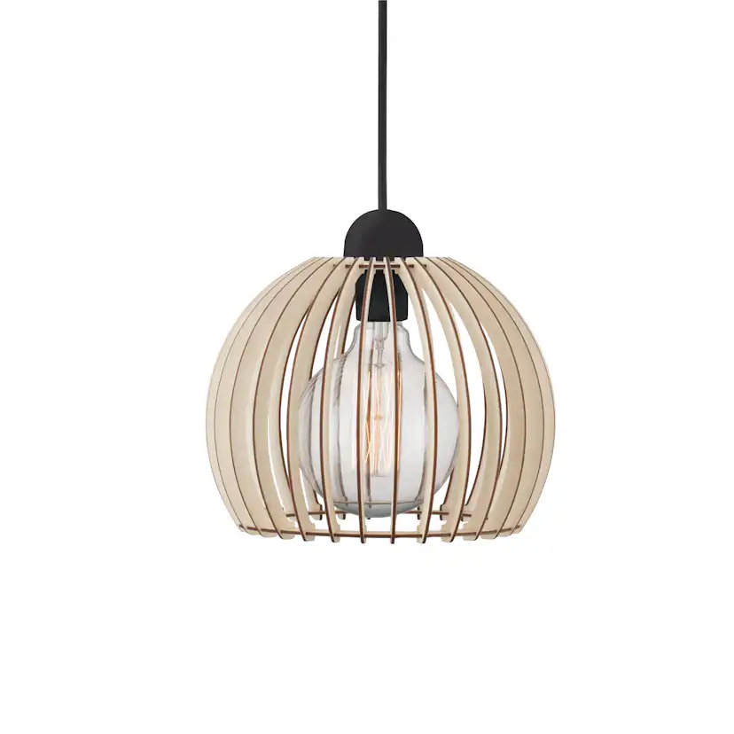 Taklampa Nordlux Chino E27 Trä