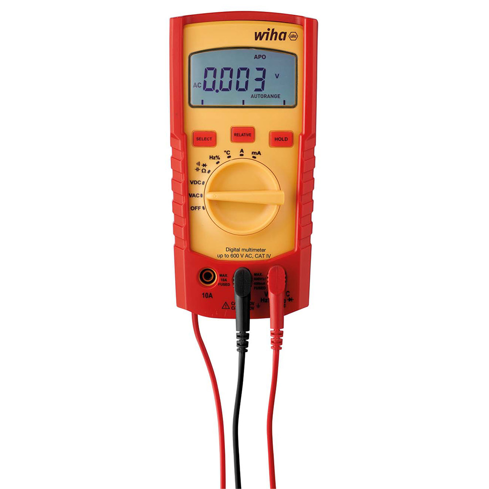Multimeter Wiha Digital 600 V AC Cat LV
