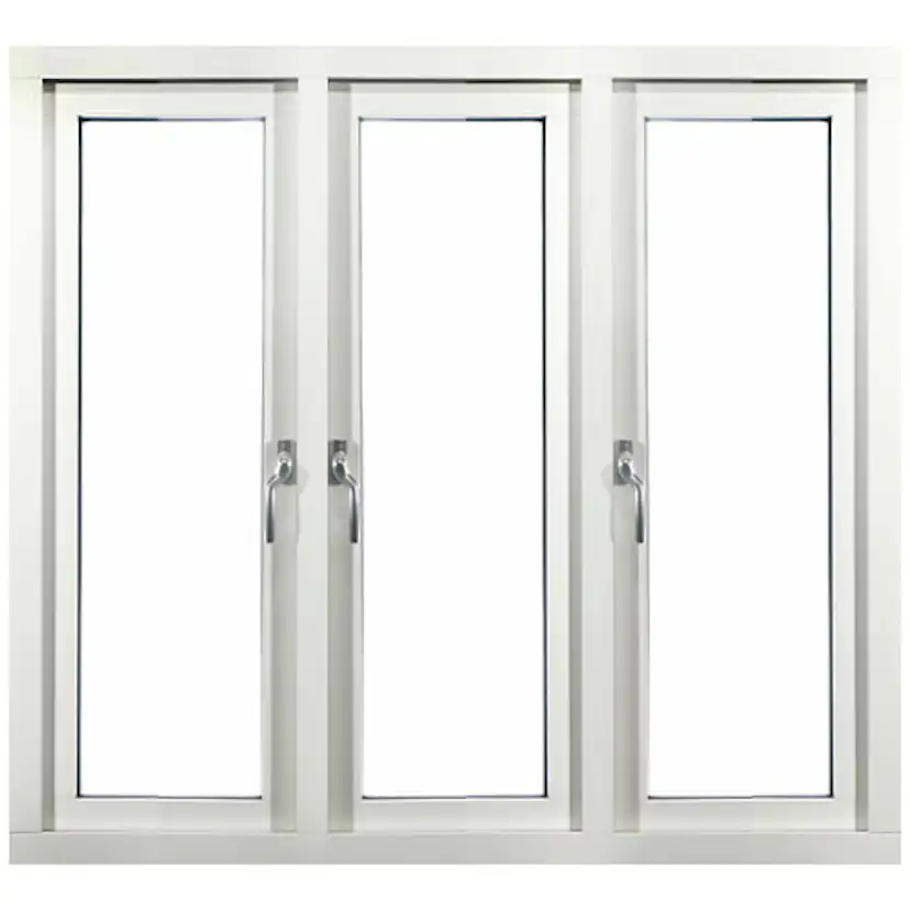 Sidohängt Fönster Outline 3-Glas Aluminium 3-Luft