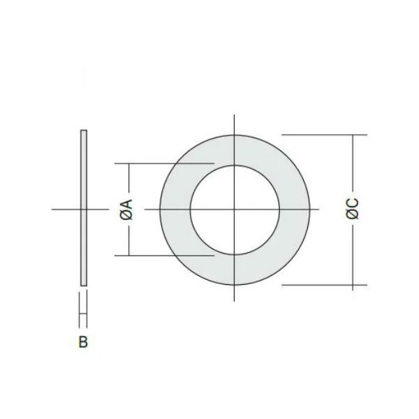 Rosett Kaminexperten Svart 120