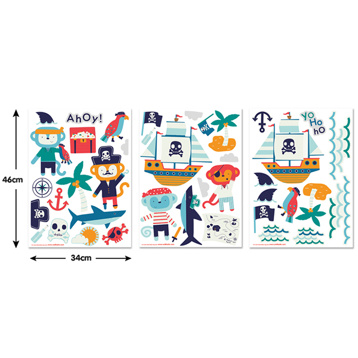 Väggdekor Walltastic Pirater