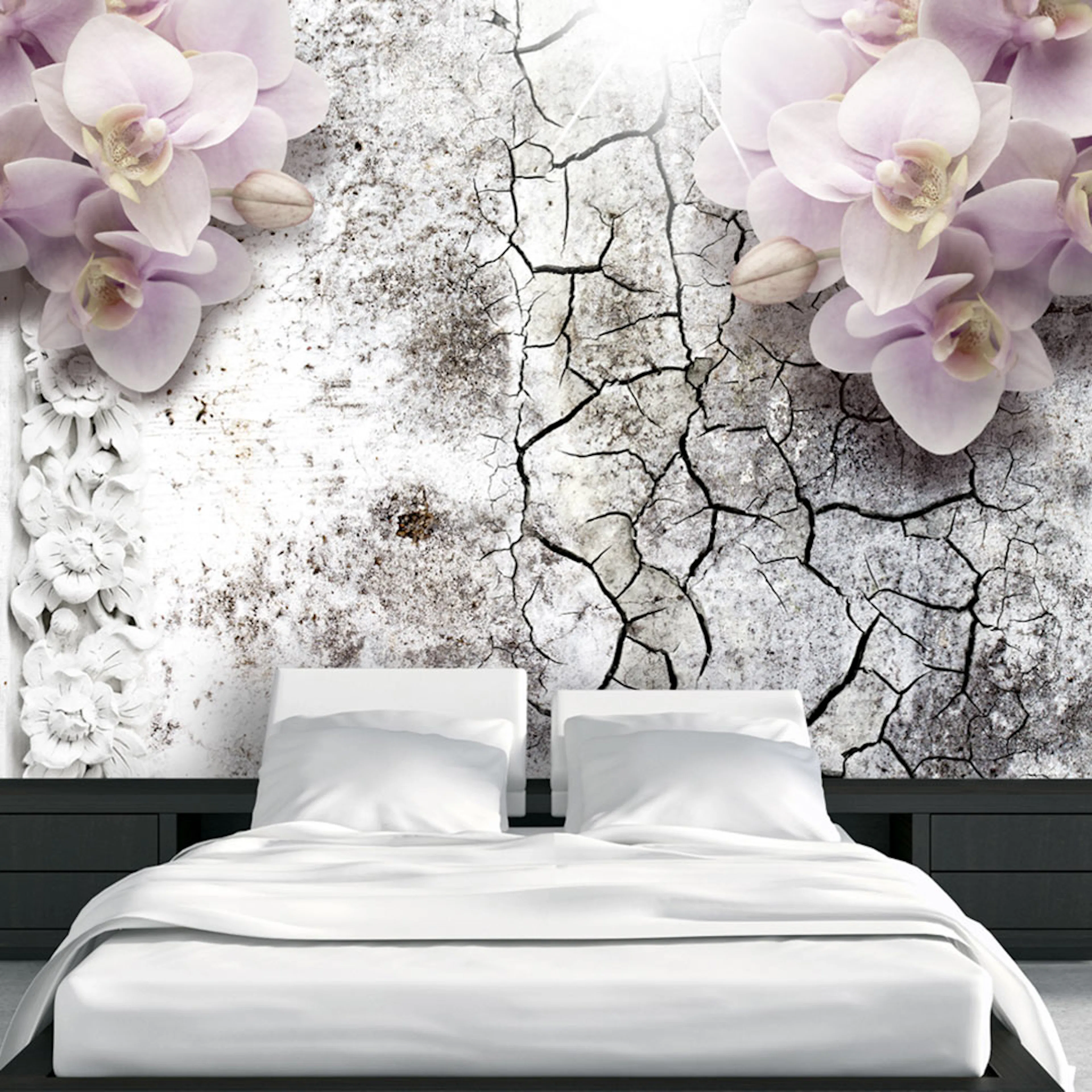 Fototapet Arkiio Bright Red Orchids
