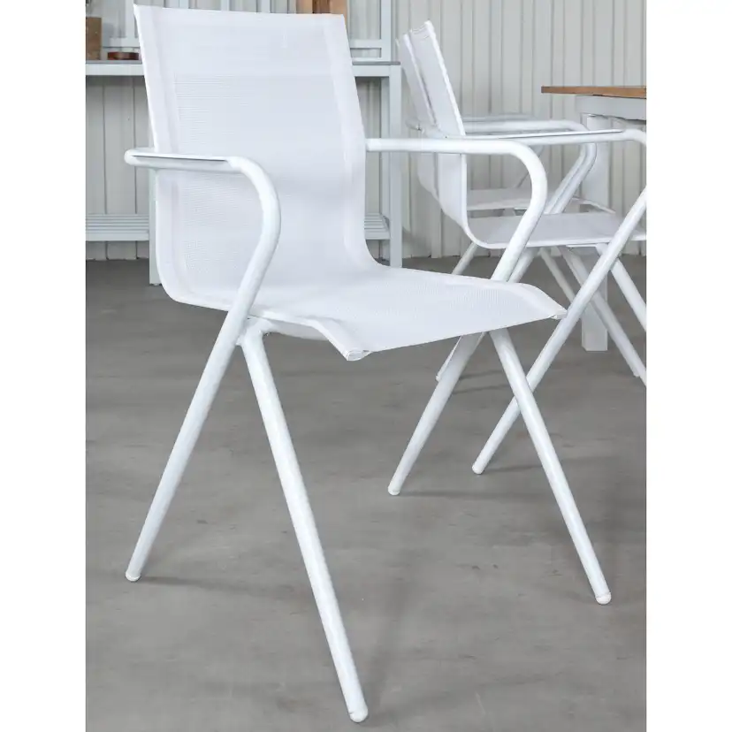 Matgrupp Utomhus Venture Home Pave med 6 Act Trädgårdsstolar L: 160 cm