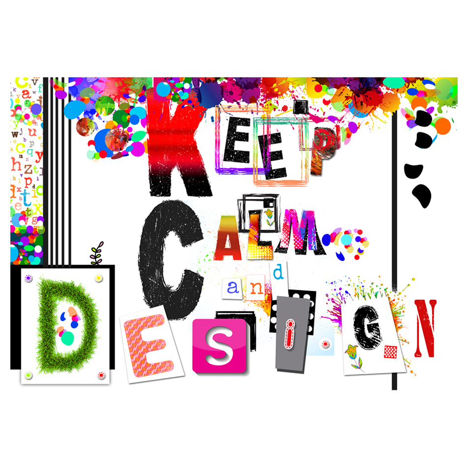 Fototapet Arkiio Keep Calm And Design
