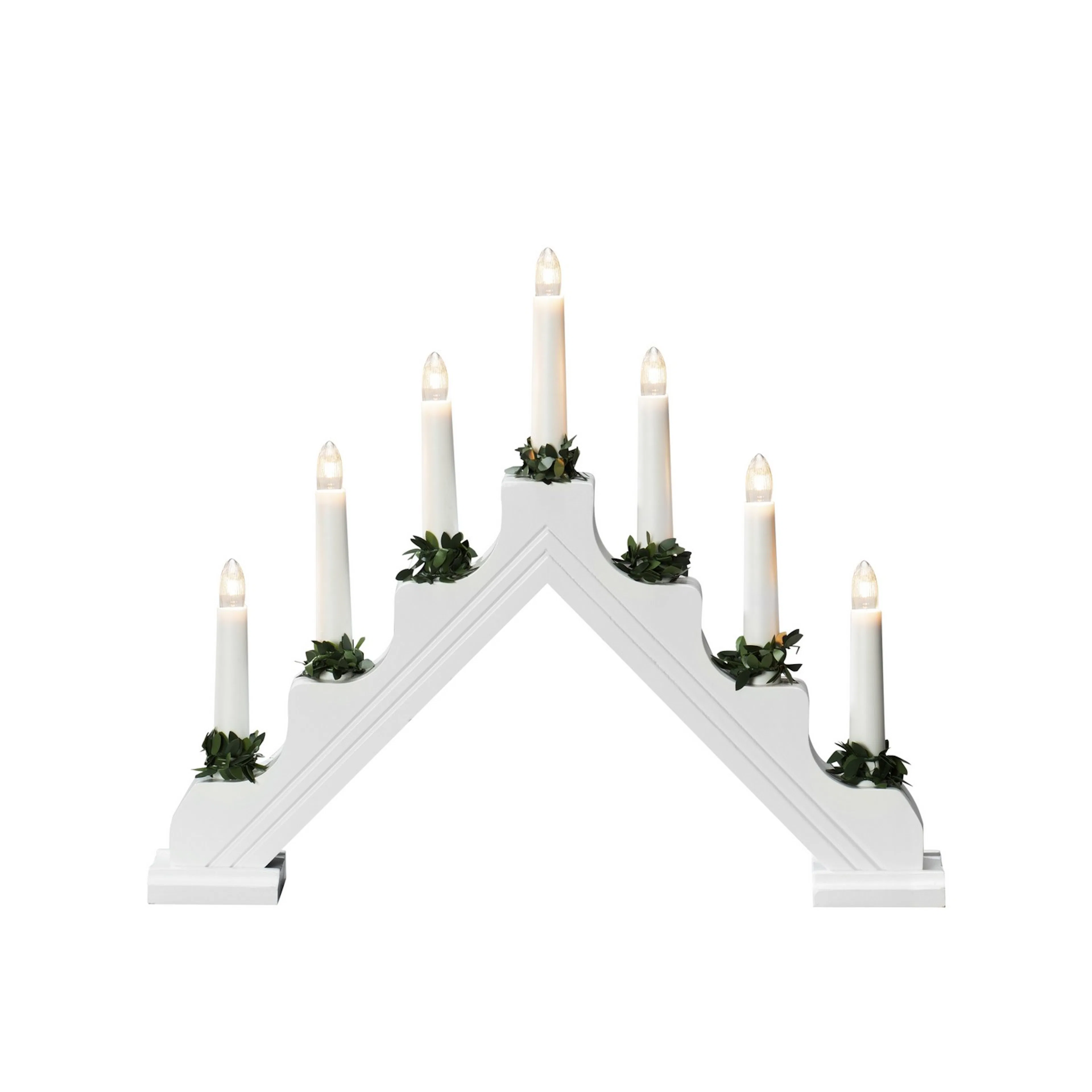 Adventsljusstake Gnosjö Konstsmide 7L Trä