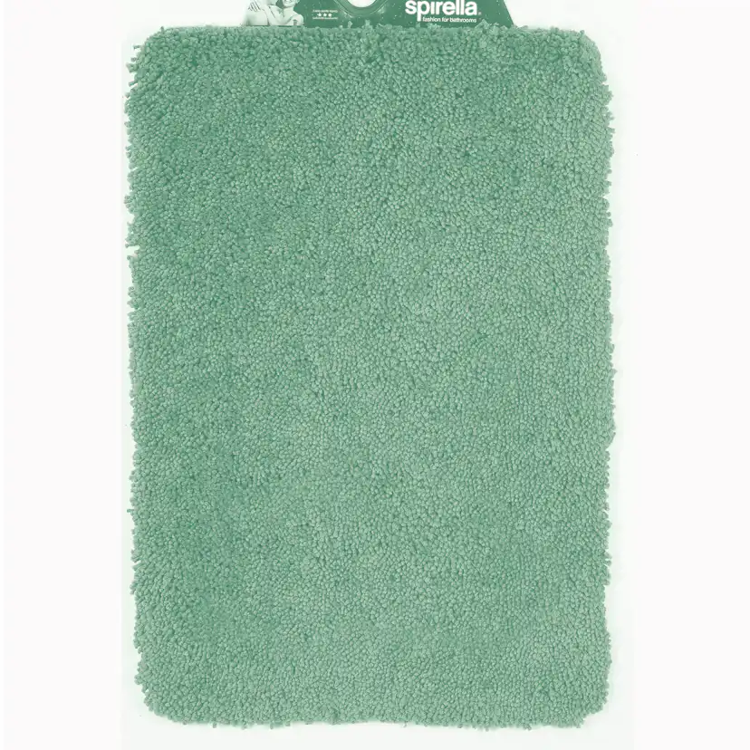 Badrumsmatta Spirella Highland Mörkgrön