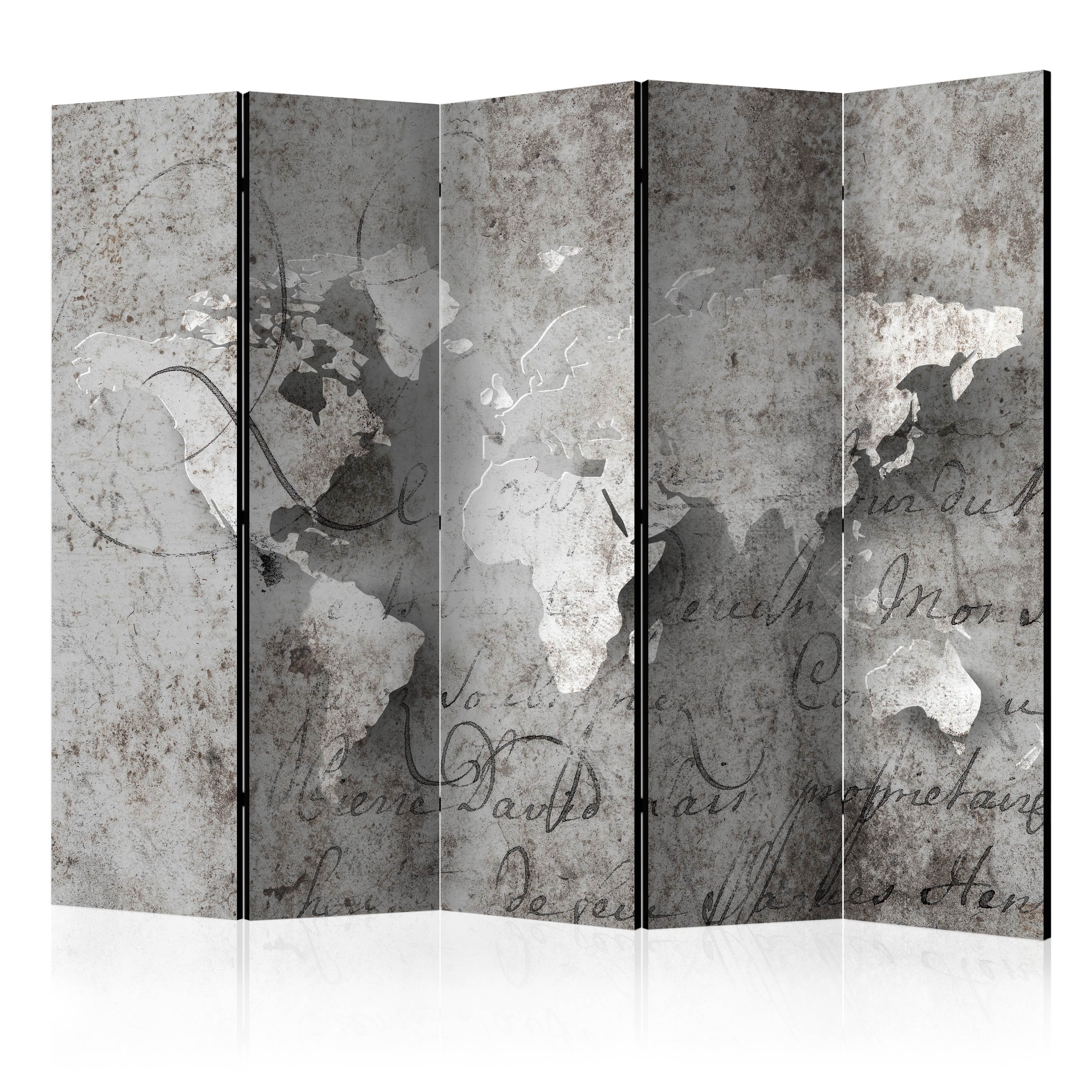 Rumsavdelare Arkiio Map and Letter II 225x172 cm