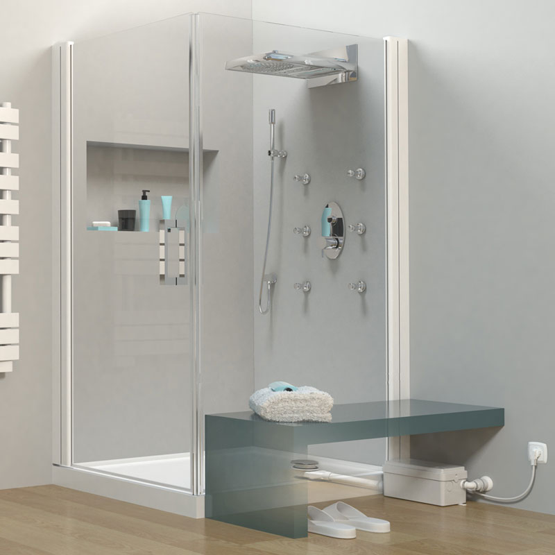 Avloppspump Saniflo Sanidouche Flat