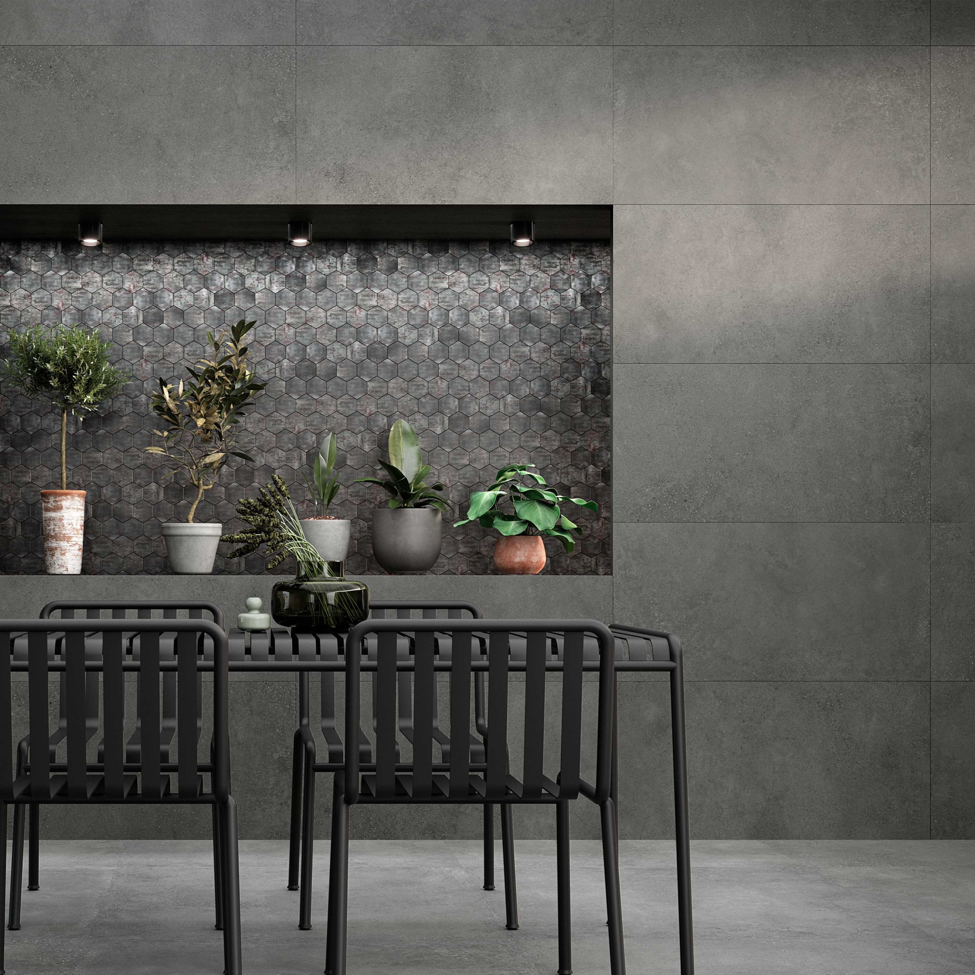 Klinker Tenfors Intergra Graphite 60x60 cm