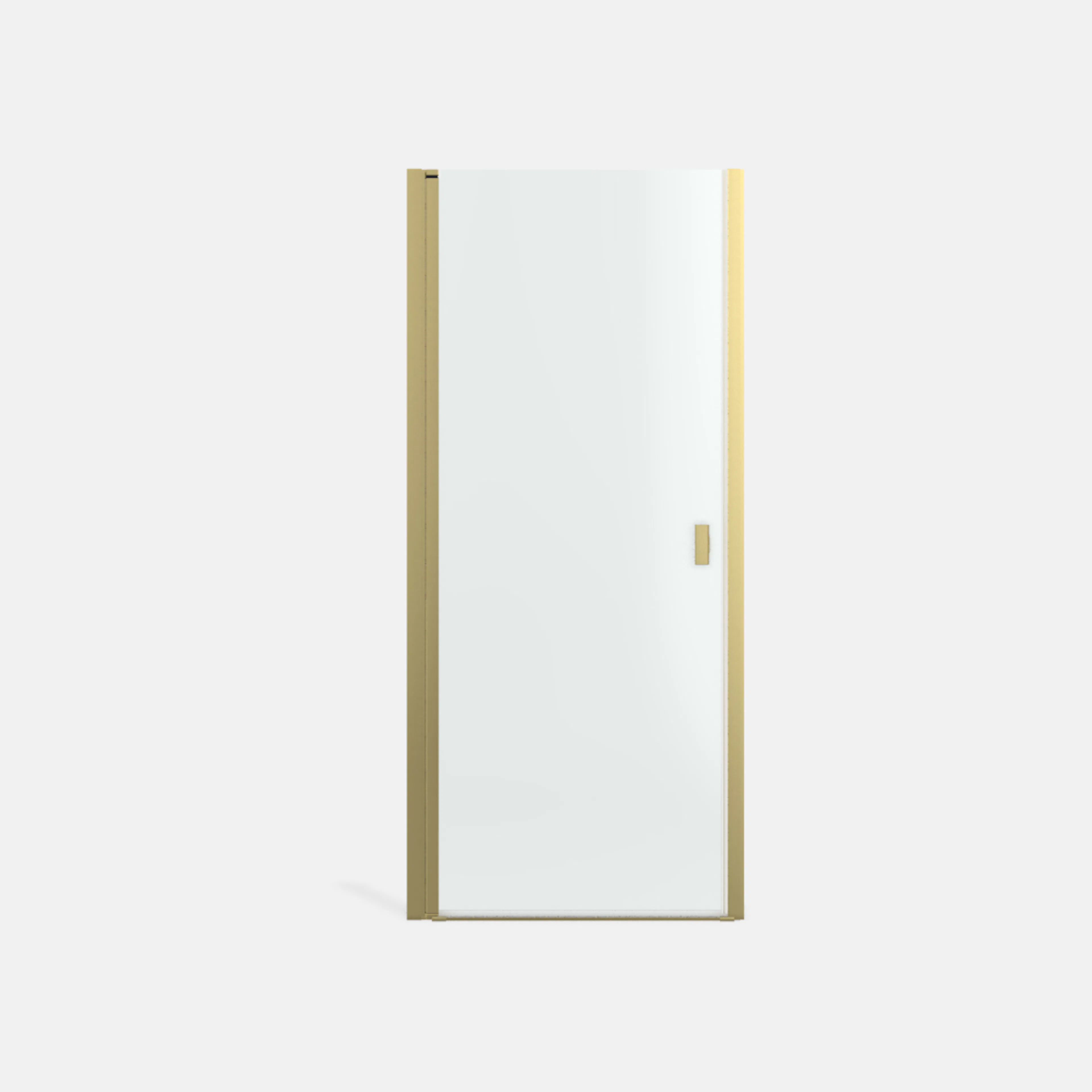 Noma 20 svängdörr vänster 800 mm 6 mm glas med borstad mӓssi Bredd: 800 mm, Borstad Mässing