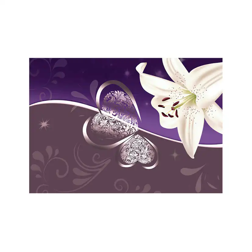 Fototapet Arkiio Lily In Shades Of Violet