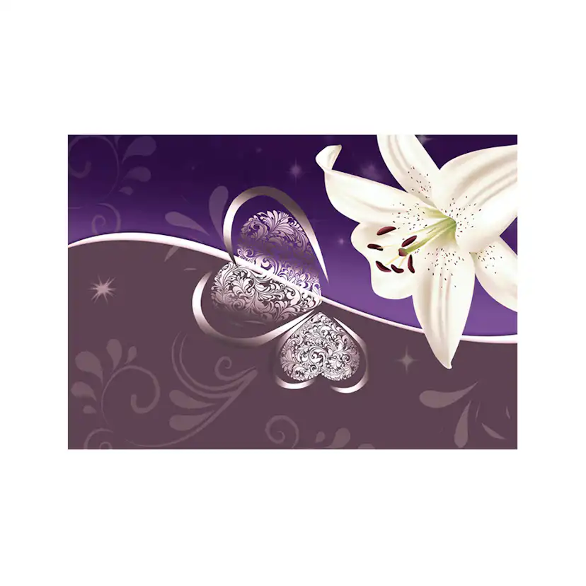 Fototapet Arkiio Lily In Shades Of Violet