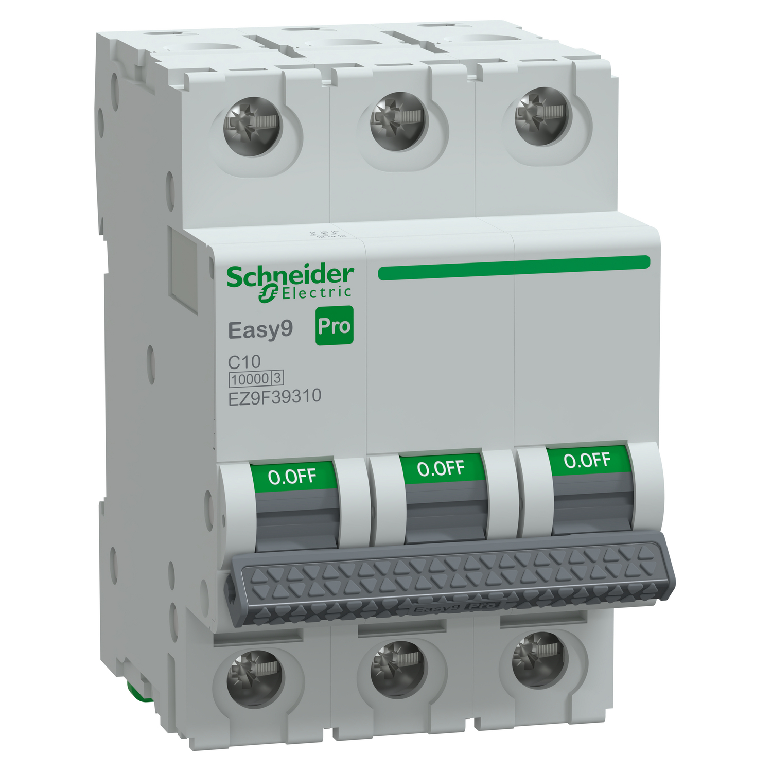 Minibrytare Schneider Electric Easy9 3-polig C-karakteristik 10–40A 10kA