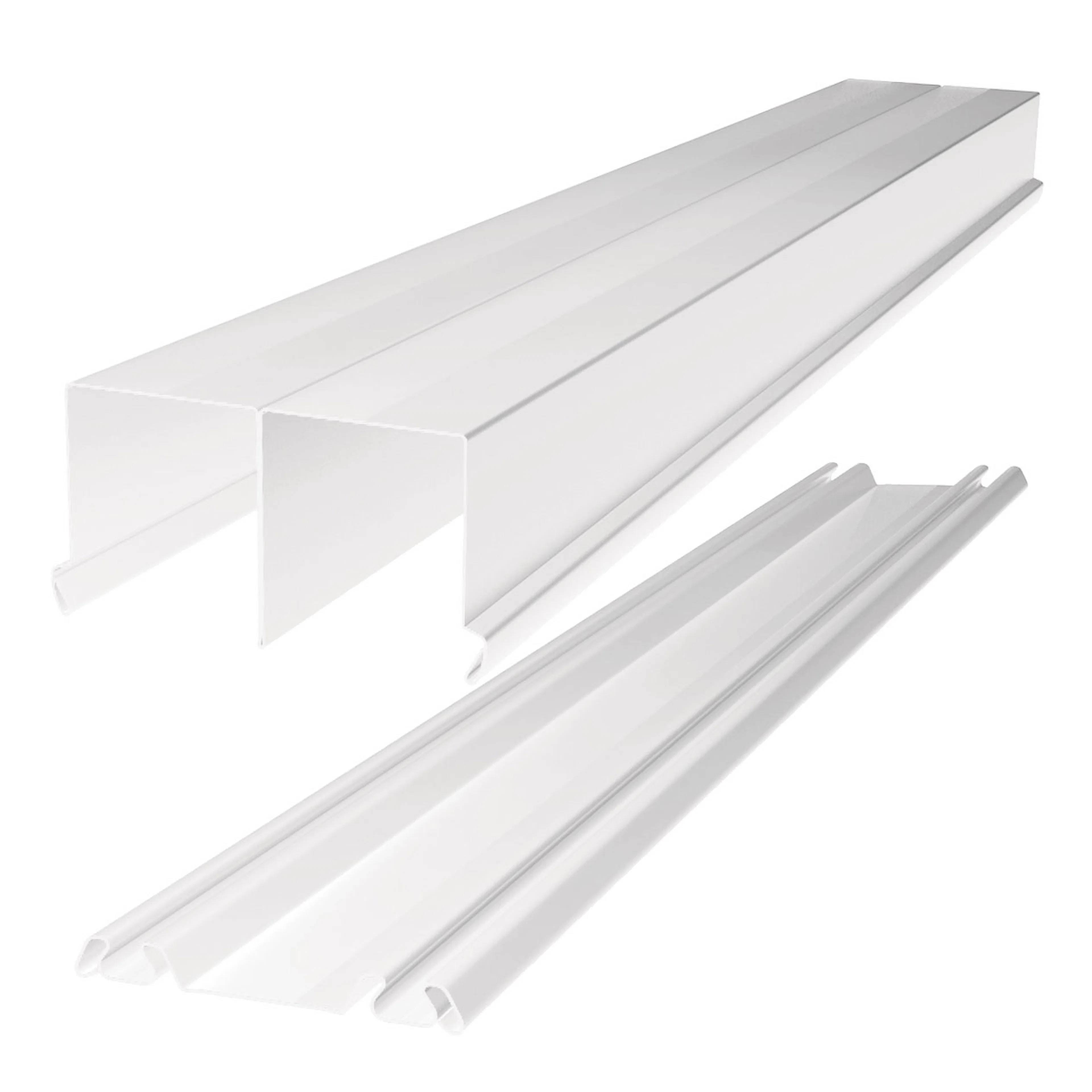 Tak och golvskena Nordic vit 1803 Längd: 1803 mm