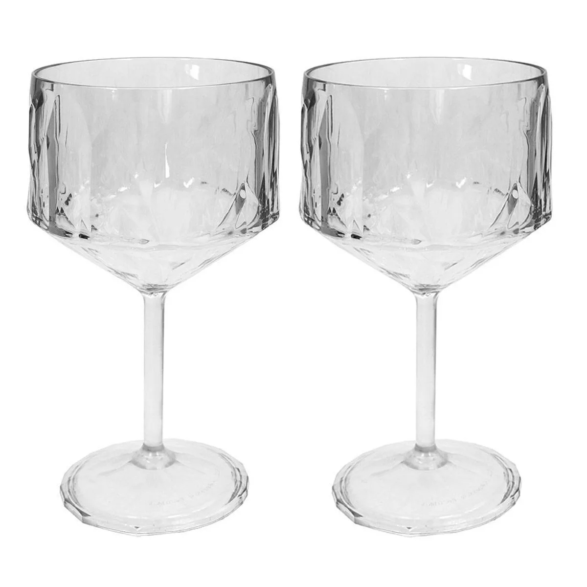 Club No. 15 Drinkglas Plast 400 ml Crystal Clear 2-pack