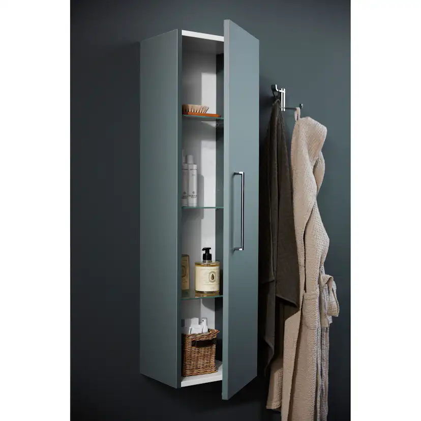 Väggskåp Miller Badrum City med Glashyllor