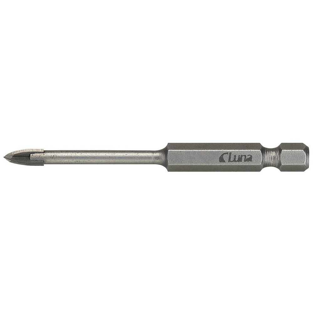 Kakelborr Luna Tools med hårdmetallspets och 1/4"-hexagon-fäste