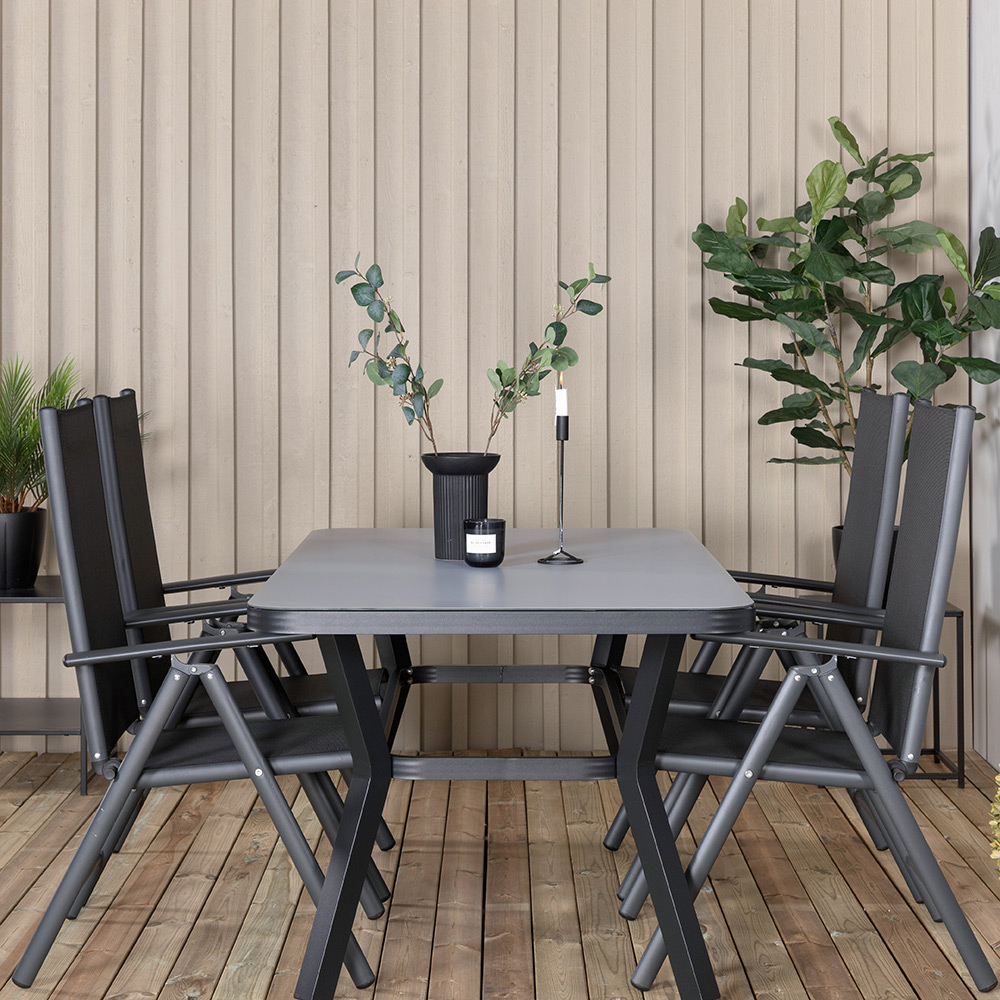Matgrupp Venture Home Vyn med 4 Chair Matstolar