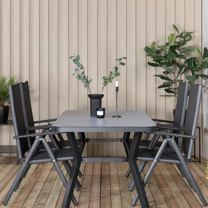 Matgrupp Venture Home Vyn med 4 Chair Matstolar