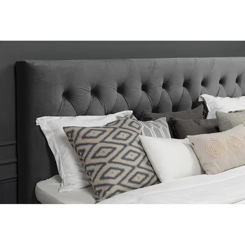 Royal Velvet Kontinentalsäng 210x210 Mörkgrå