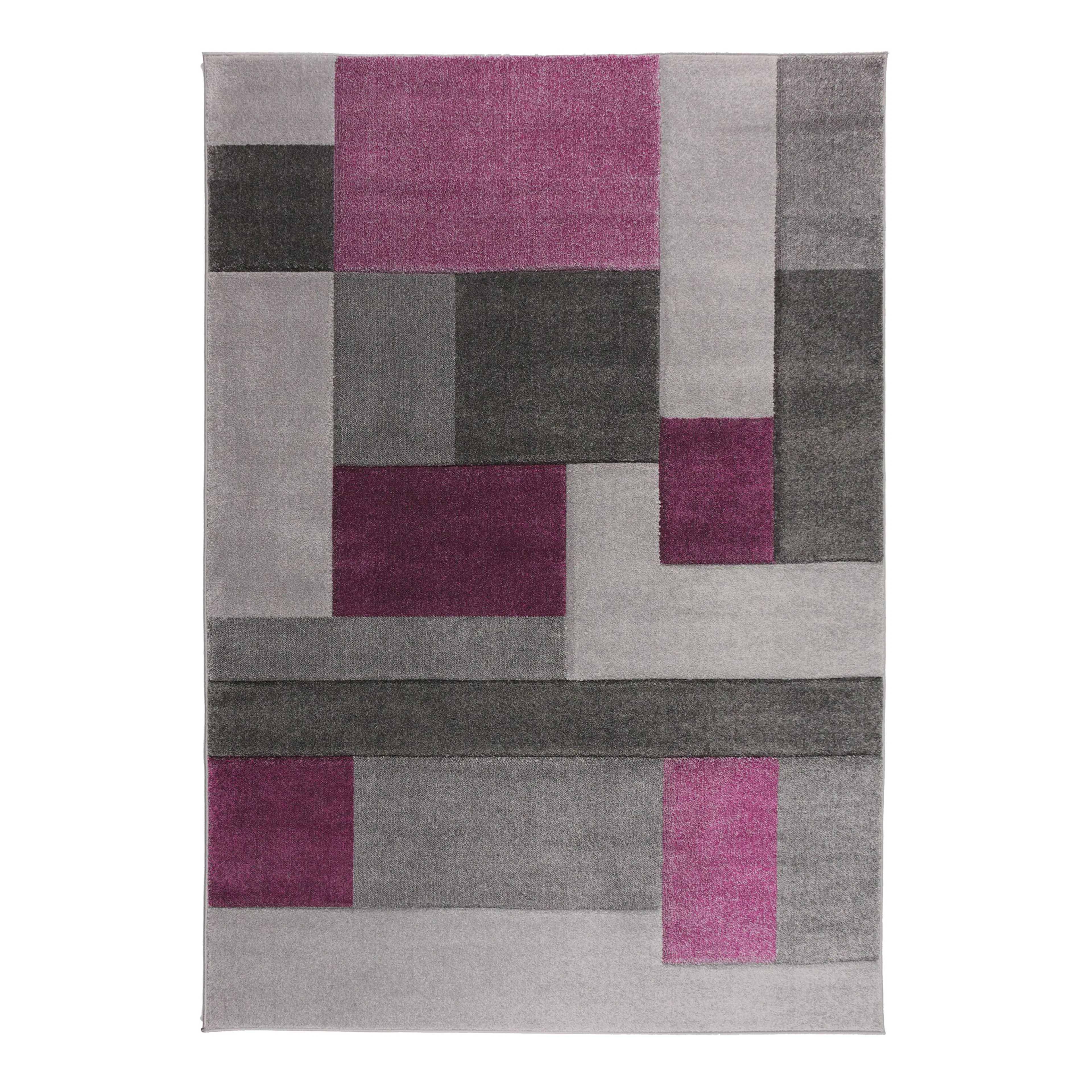 Friezematta Flair Rugs Cosmos Lila/Grå
