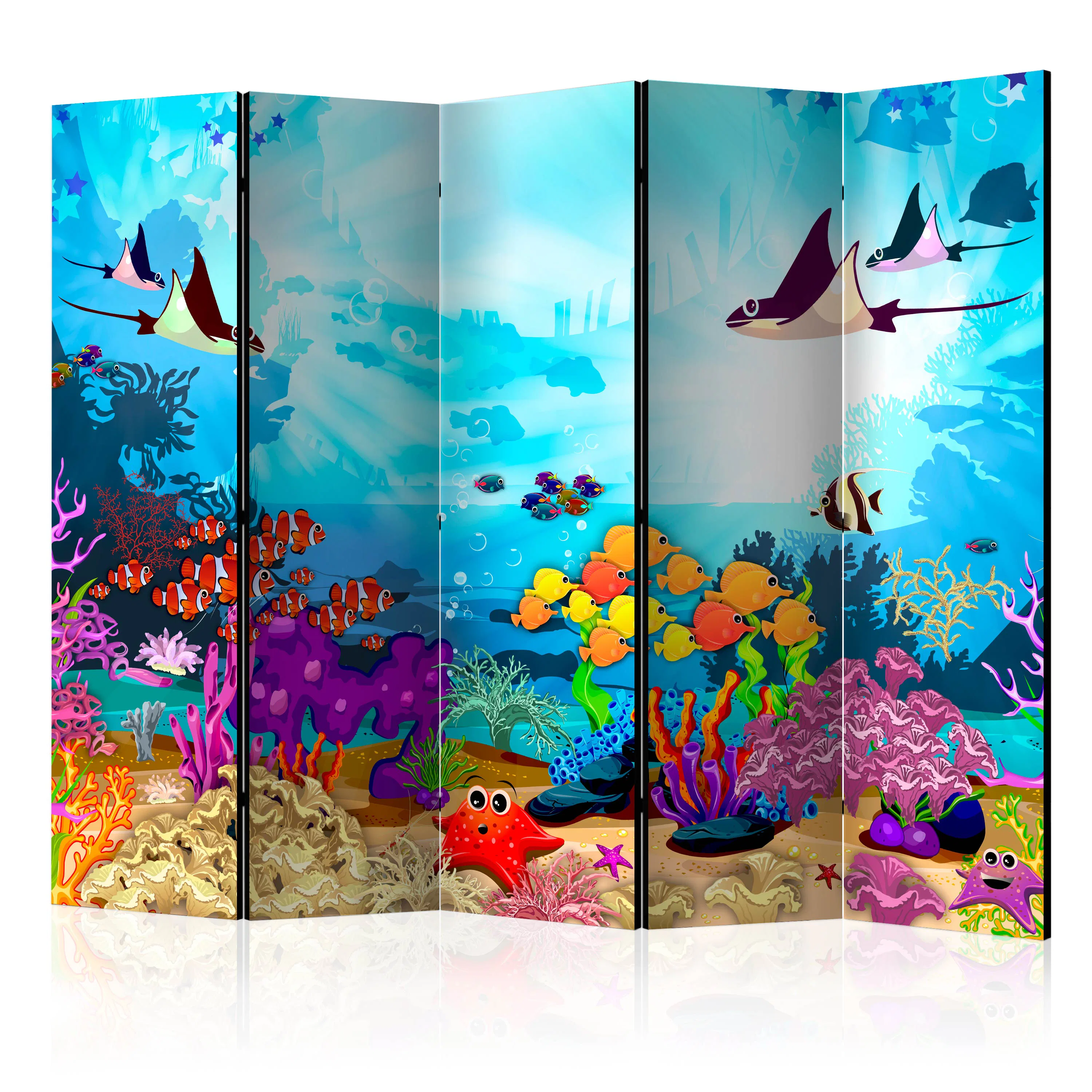 Rumsavdelare Arkiio Colourful Fish II 225x172 cm