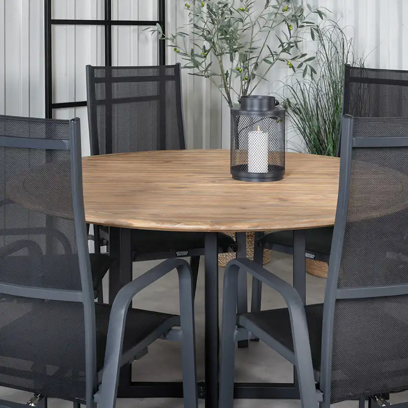 Matgrupp Venture Home Zurc med 6 Curz Matstolar