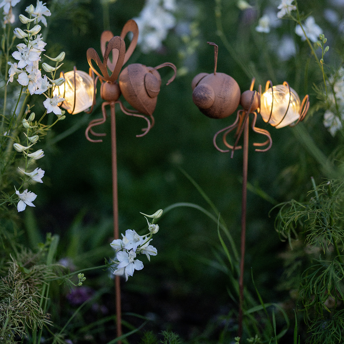 Solcellsdekoration Star Trading Oxida LED 2-pack Insekt