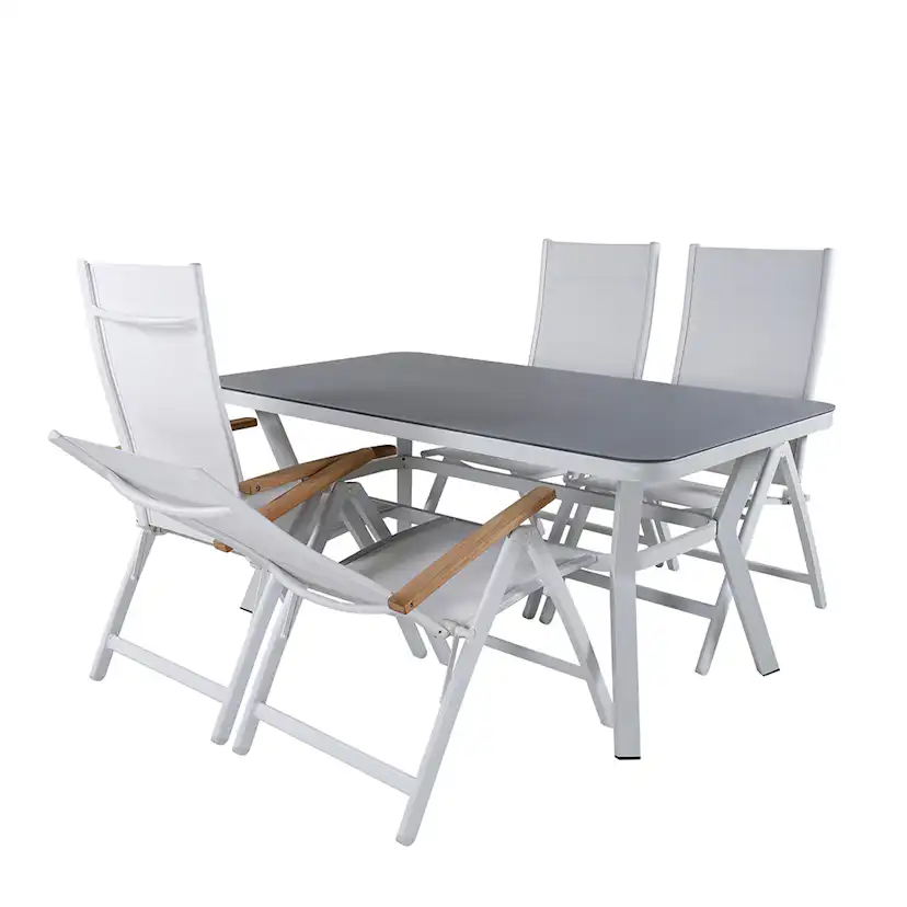 Matgrupp Venture Home Vyn med 4 Pandi Matstolar