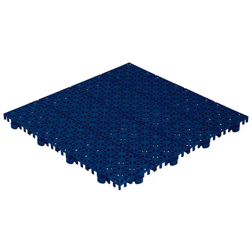 Golvplatta Hestraplattan Universa Peacock Blue Golvtrall i Plast