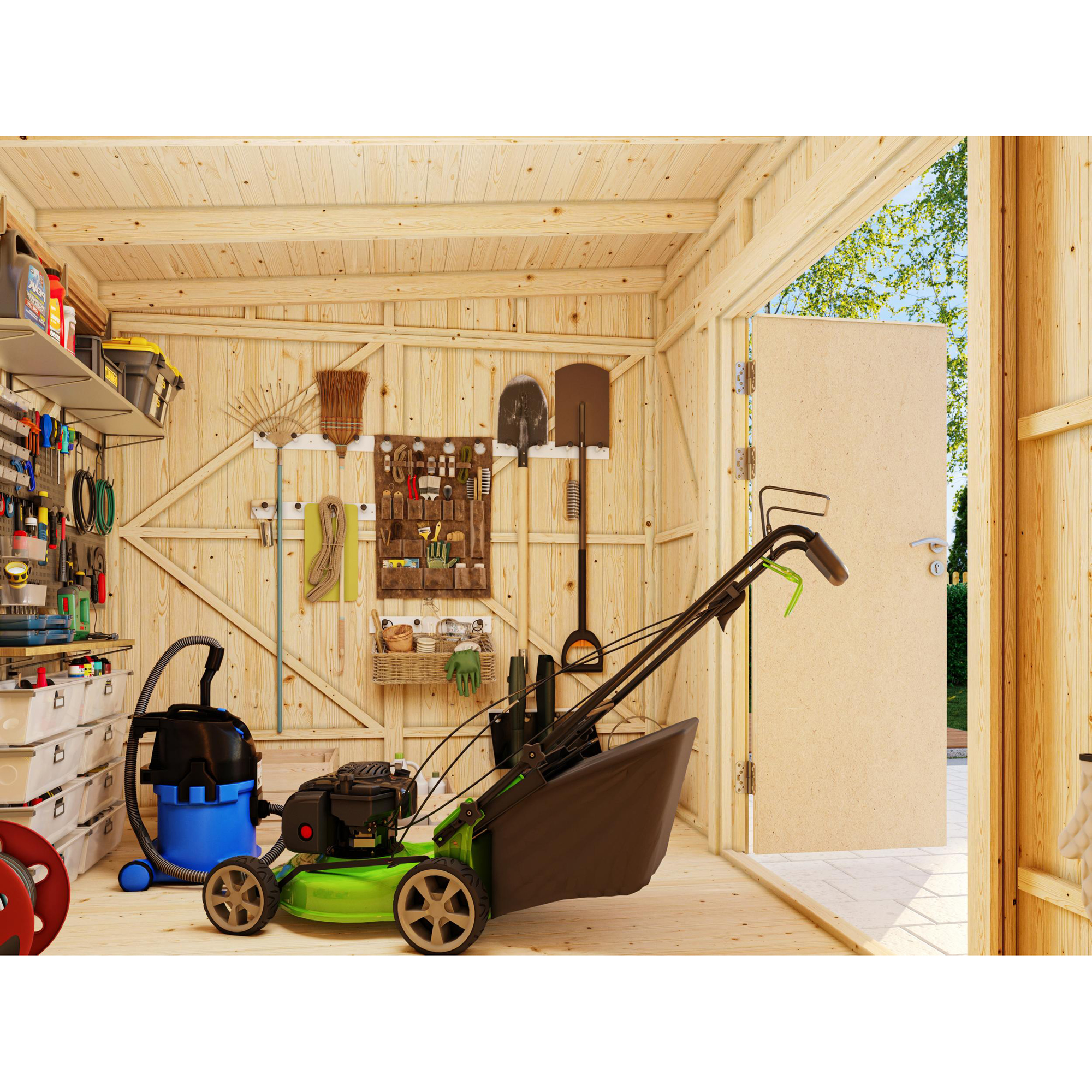 Förråd Palmako Stig 8,4 m2 (inv. 8,2 m2)