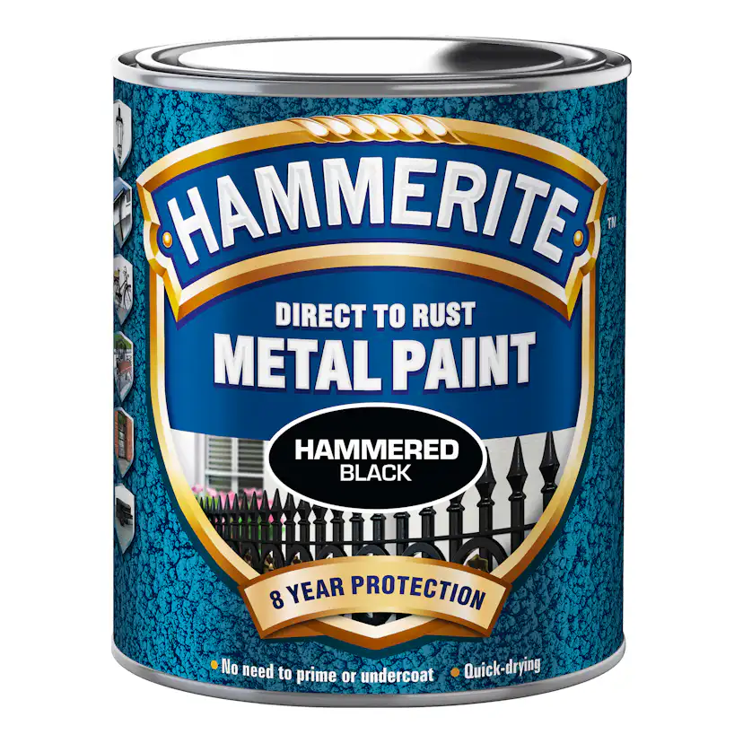 Rostskyddsfärg Hammerite Hammarlack Svart 750ml