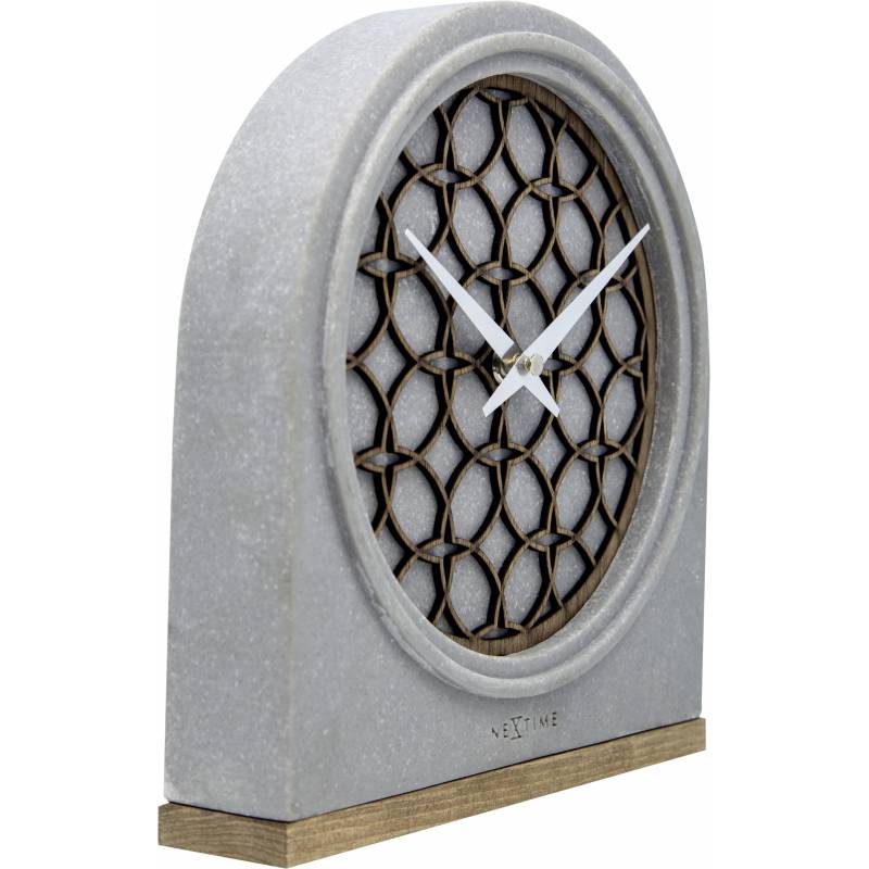 Bordsklocka NeXtime Concrete Love Table