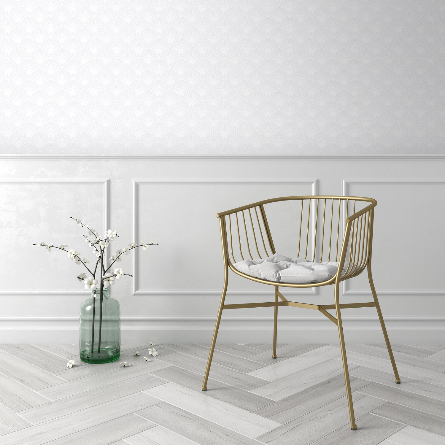 Tapet Superfresco Easy Ecailles Gatsby Vit