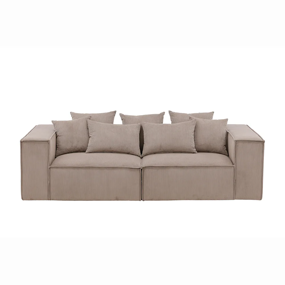 Soffa Vind Gillholmen Manchester Brun 3-Sits