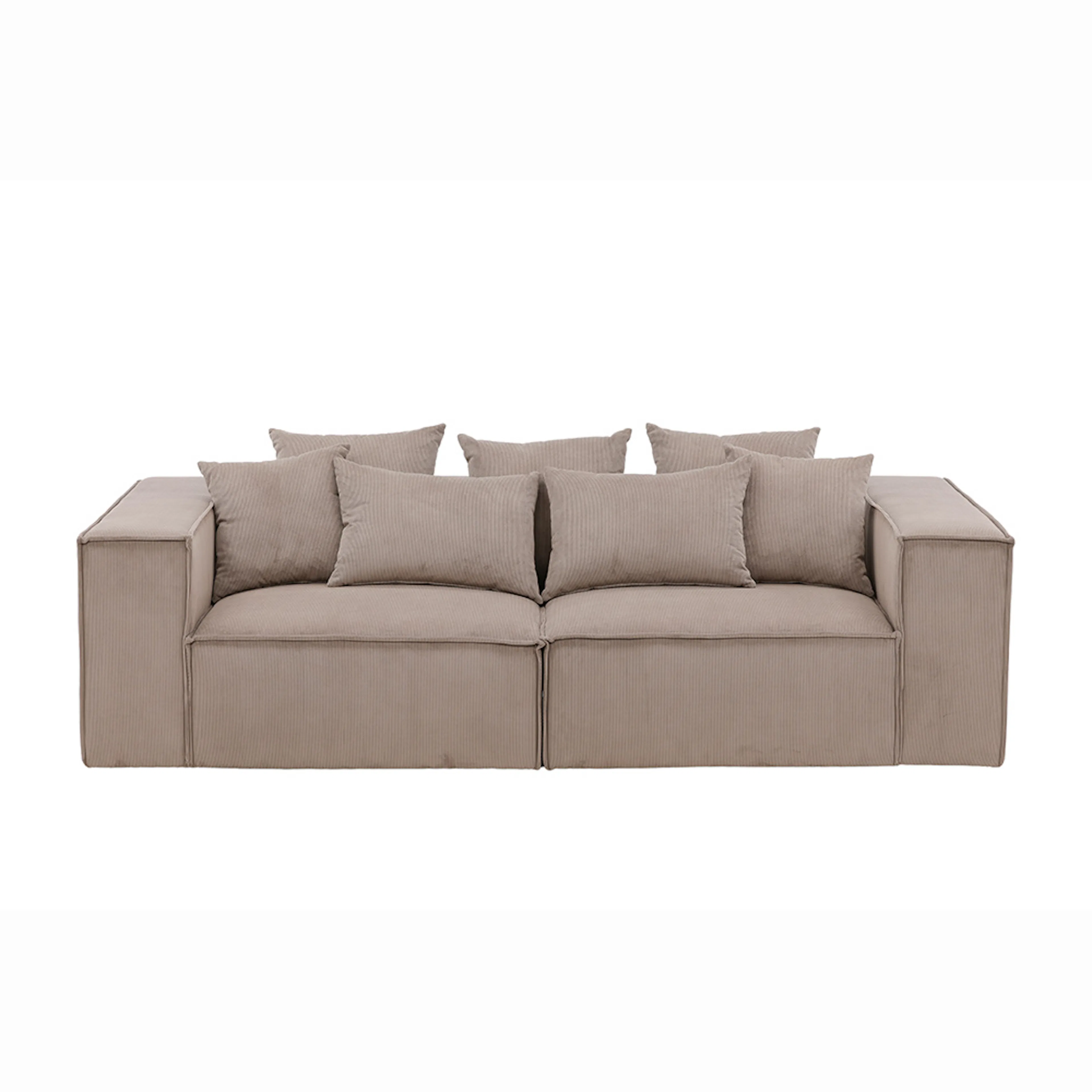 Soffa Vind Gillholmen Manchester Brun 3-Sits