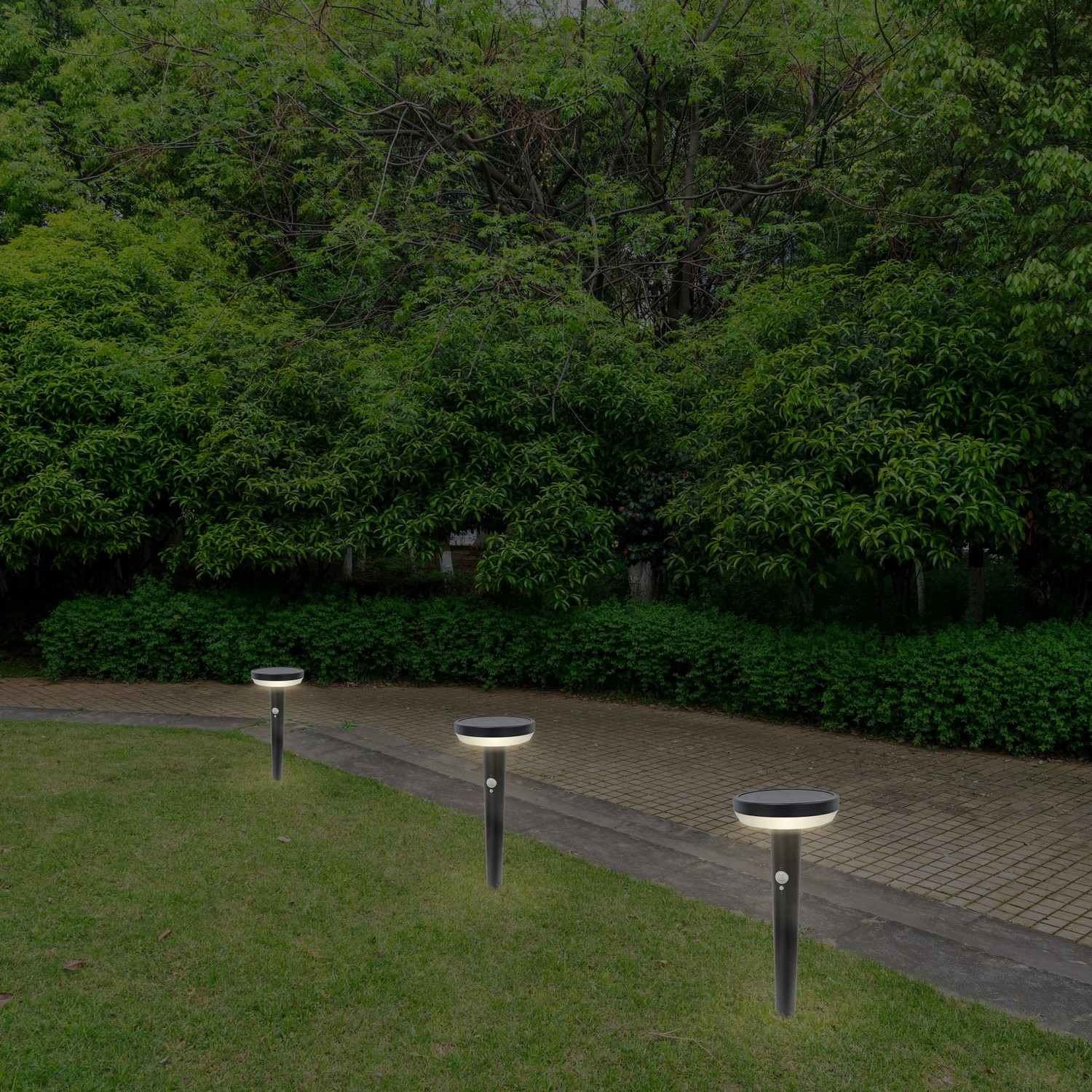 Solcellsarmat Gelia Hojskär Pollare Sensor Sv 67 Cm 3,7V 2200 Mah