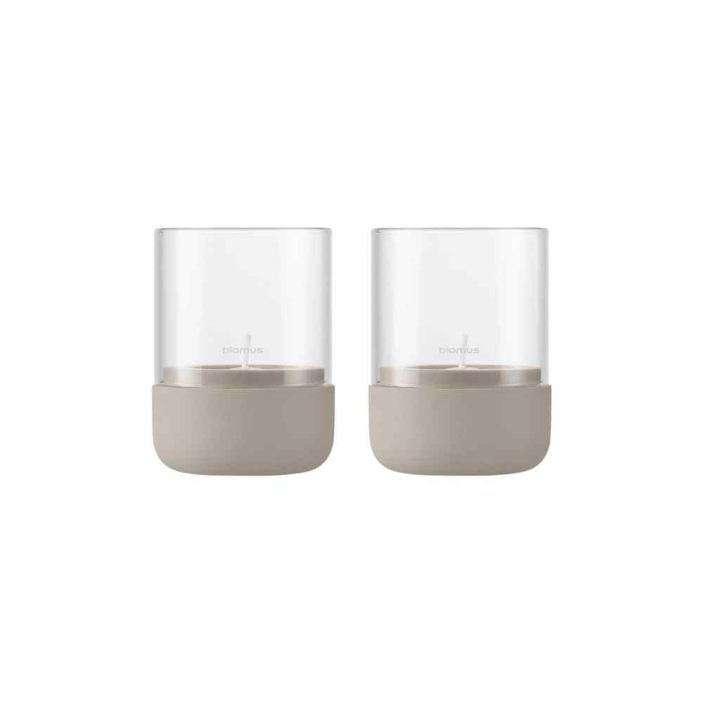 Ljuslykta Blomus Calma 9,5 cm 2-pack