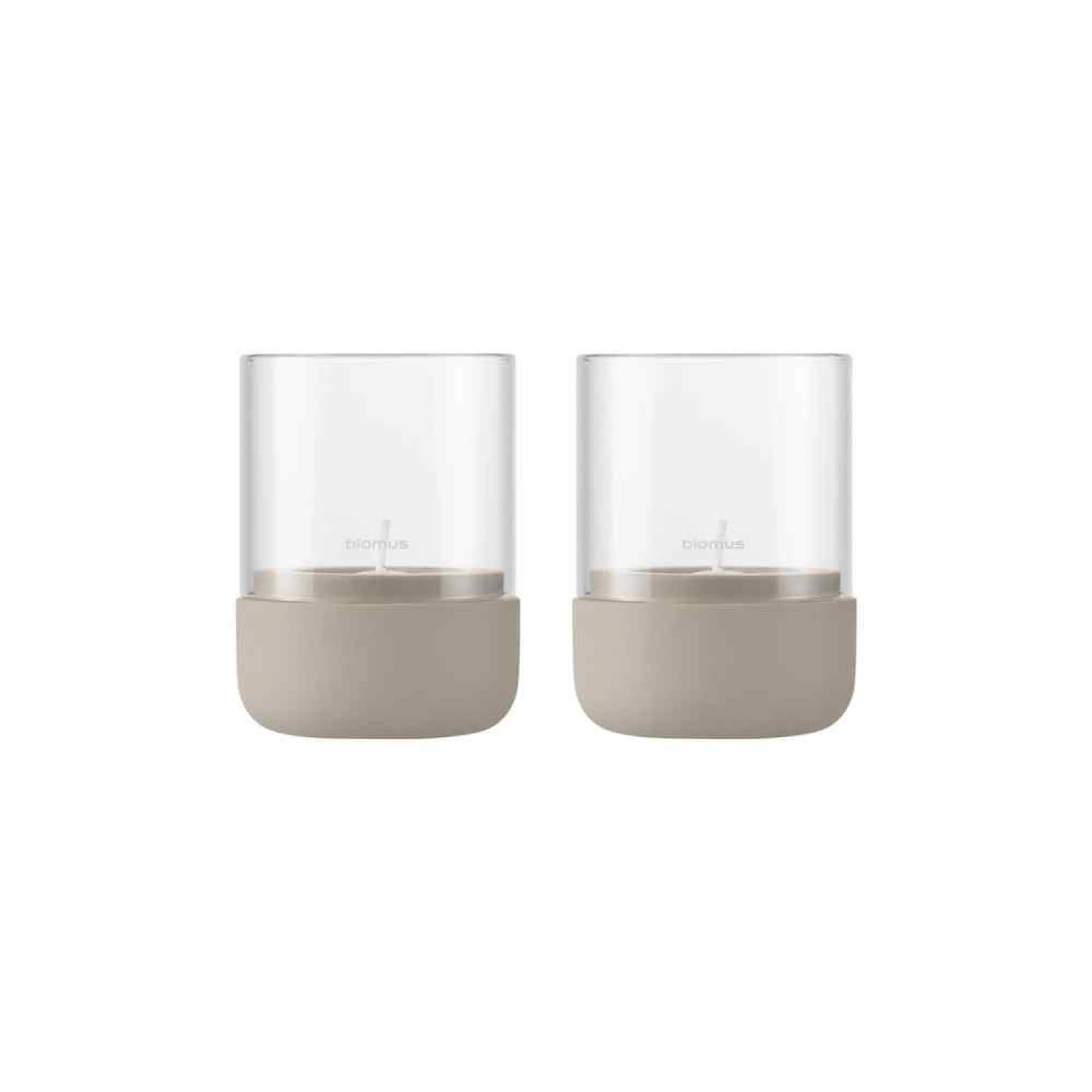 Ljuslykta Blomus Calma 9,5 cm 2-pack