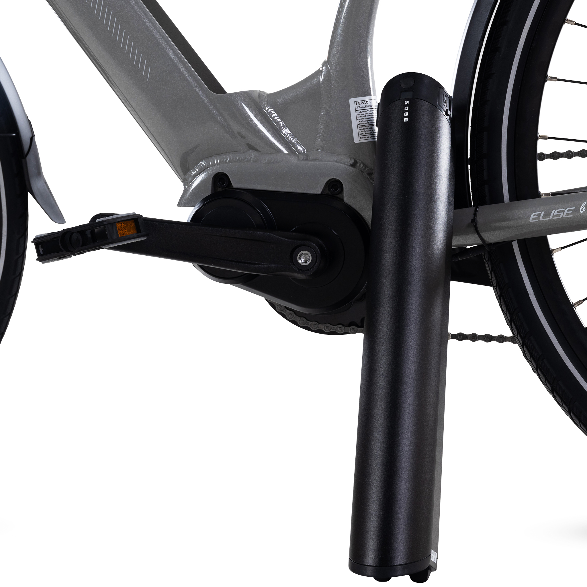 Elcykel Lyfco Dam 28" - Elise 14 Ah Silver