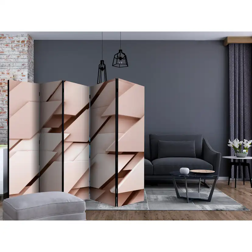 Rumsavdelare Arkiio Think Pink II 225x172 cm