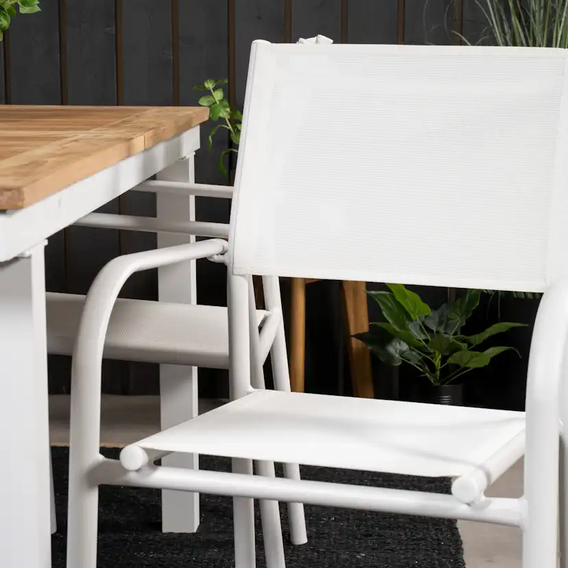 Matgrupp Venture Home Perla 160/240 med 4 Siri Matstolar