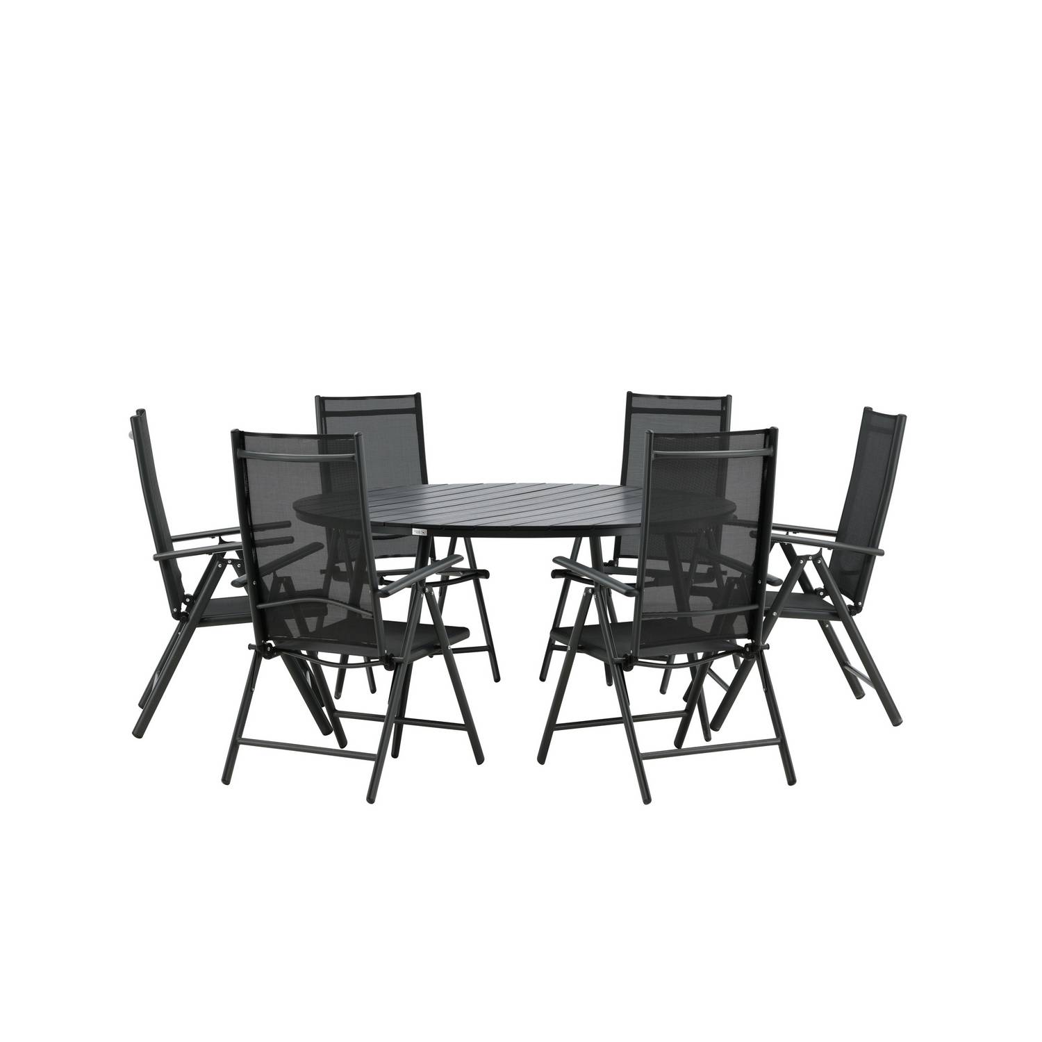 Matgrupp Venture Home Break Matgrupp Utomhus Rund 150 cm med 6 Break Positionsstol