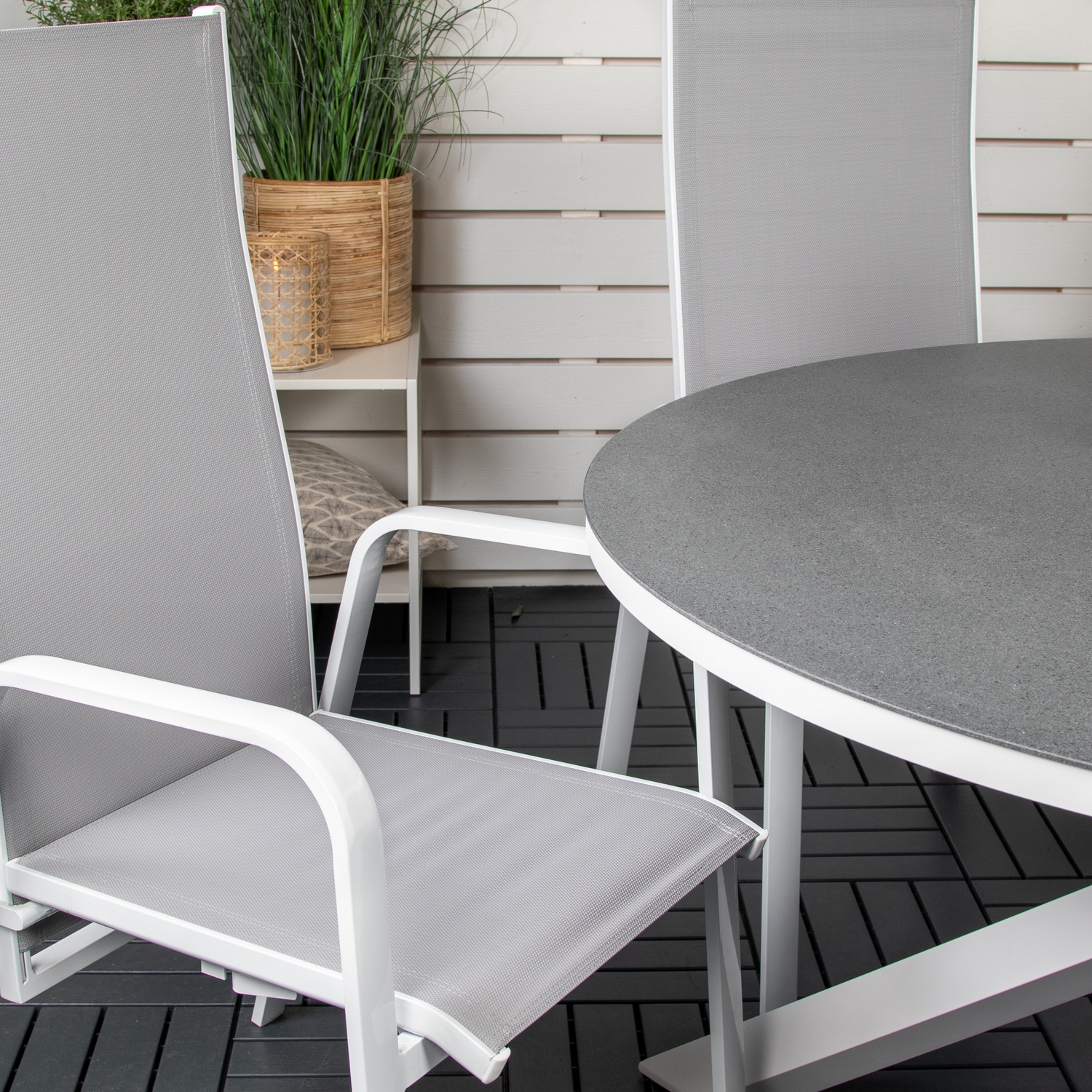 Matgrupp Utomhus Venture Home Copacabana med 6 Copacabana Recliner Trädgårdsstolar
