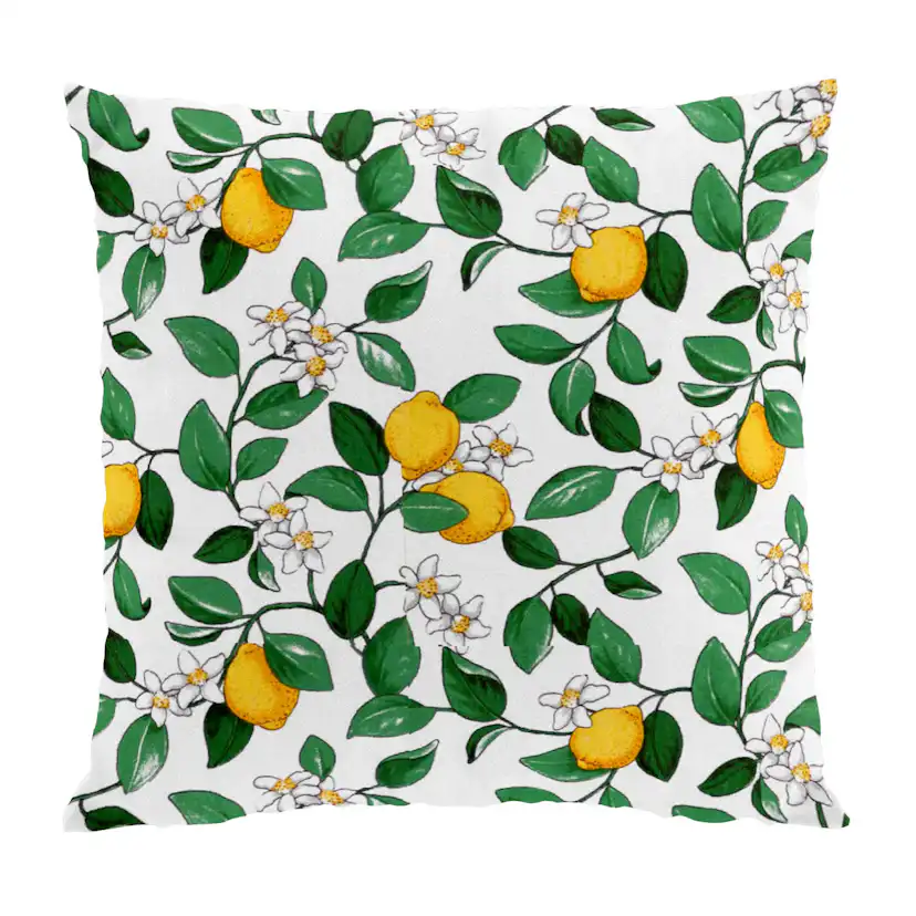 Kuddfodral Arvidssons Textil Citronlycka