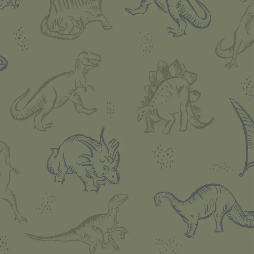 Tapet Superfresco Easy Dino Dark Green