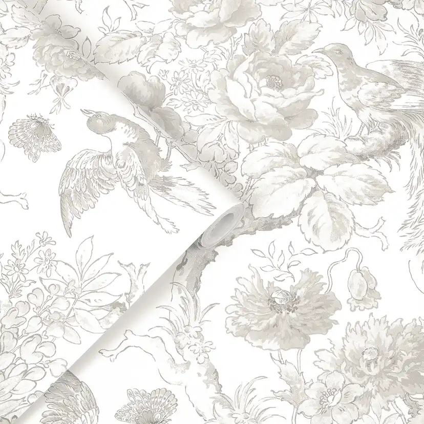 Tapet Laura Ashley Birtle Grå