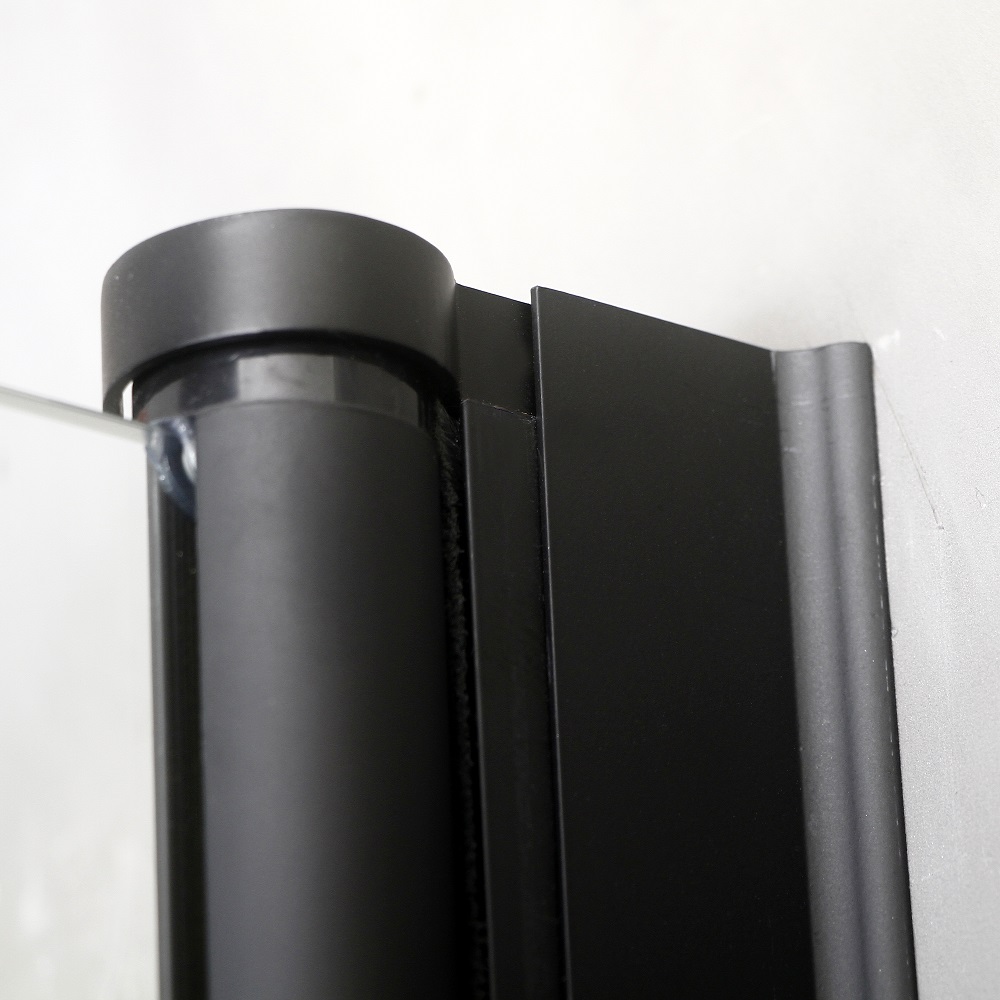 Duschhörn Bathlife Mångsidig Rund Dörr 45° Svart