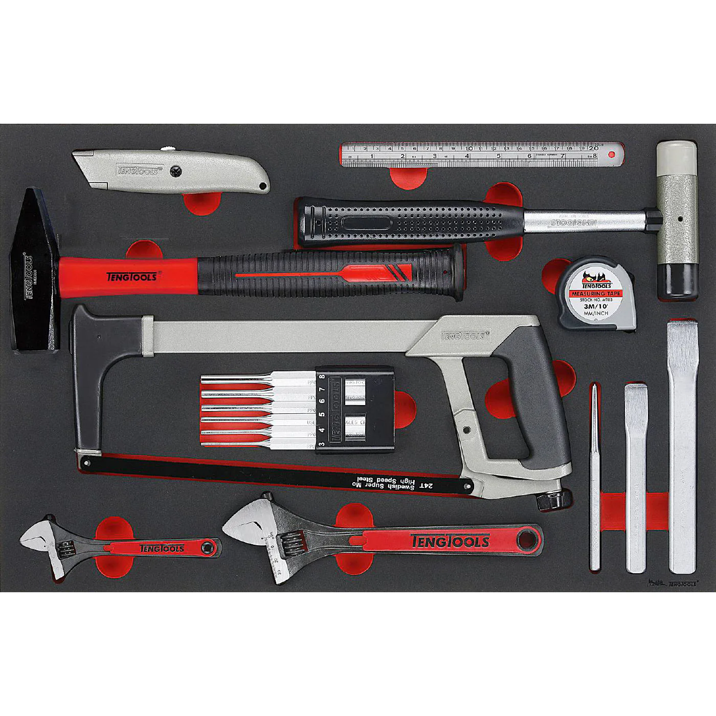 Servicesats 12 delar Teng Tools TTEPS12