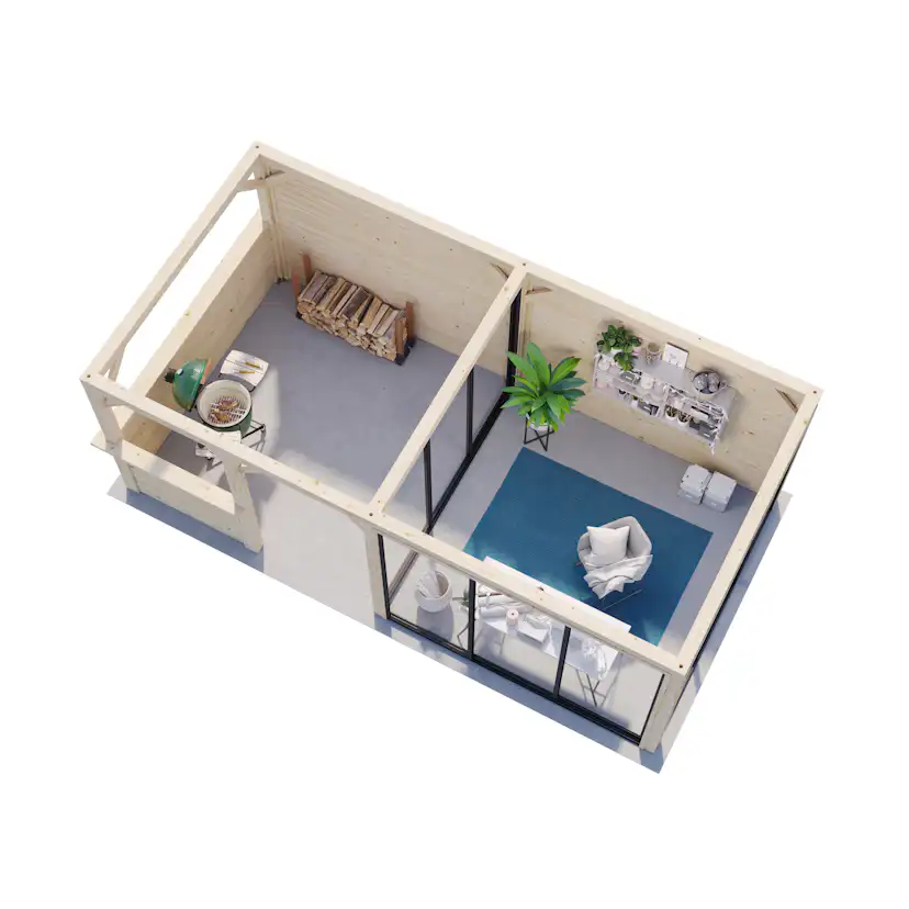 Uterum Palmako Lenna 16,6 m2 Set 408 Slide